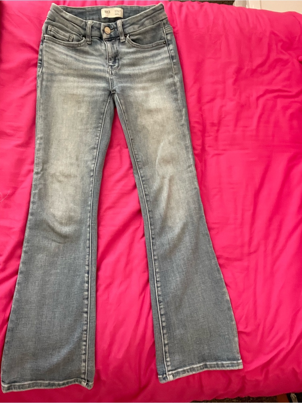 Buckle Girls Light Blue Flared Jeans